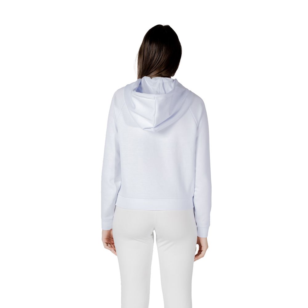 Armani Exchange White Viscose Hoodie - Luxe Nova