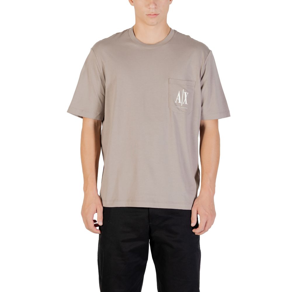 Armani Exchange Brown Cotton Sportswear - Luxe Nova