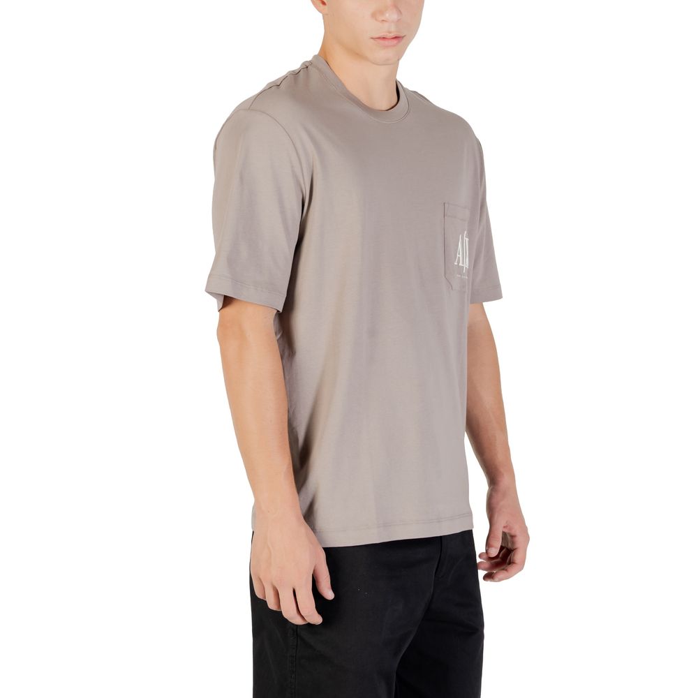 Armani Exchange Brown Cotton Sportswear - Luxe Nova