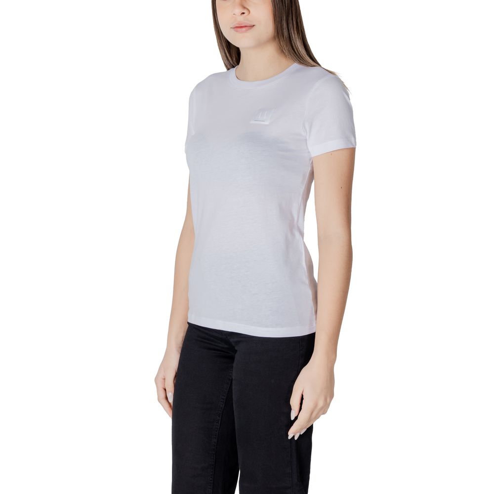 Armani Exchange White Cotton T-Shirt - Luxe Nova