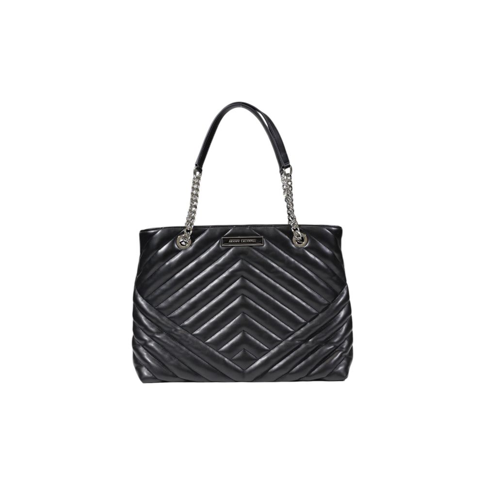 Armani Exchange Black Polyester Handbag - Luxe Nova