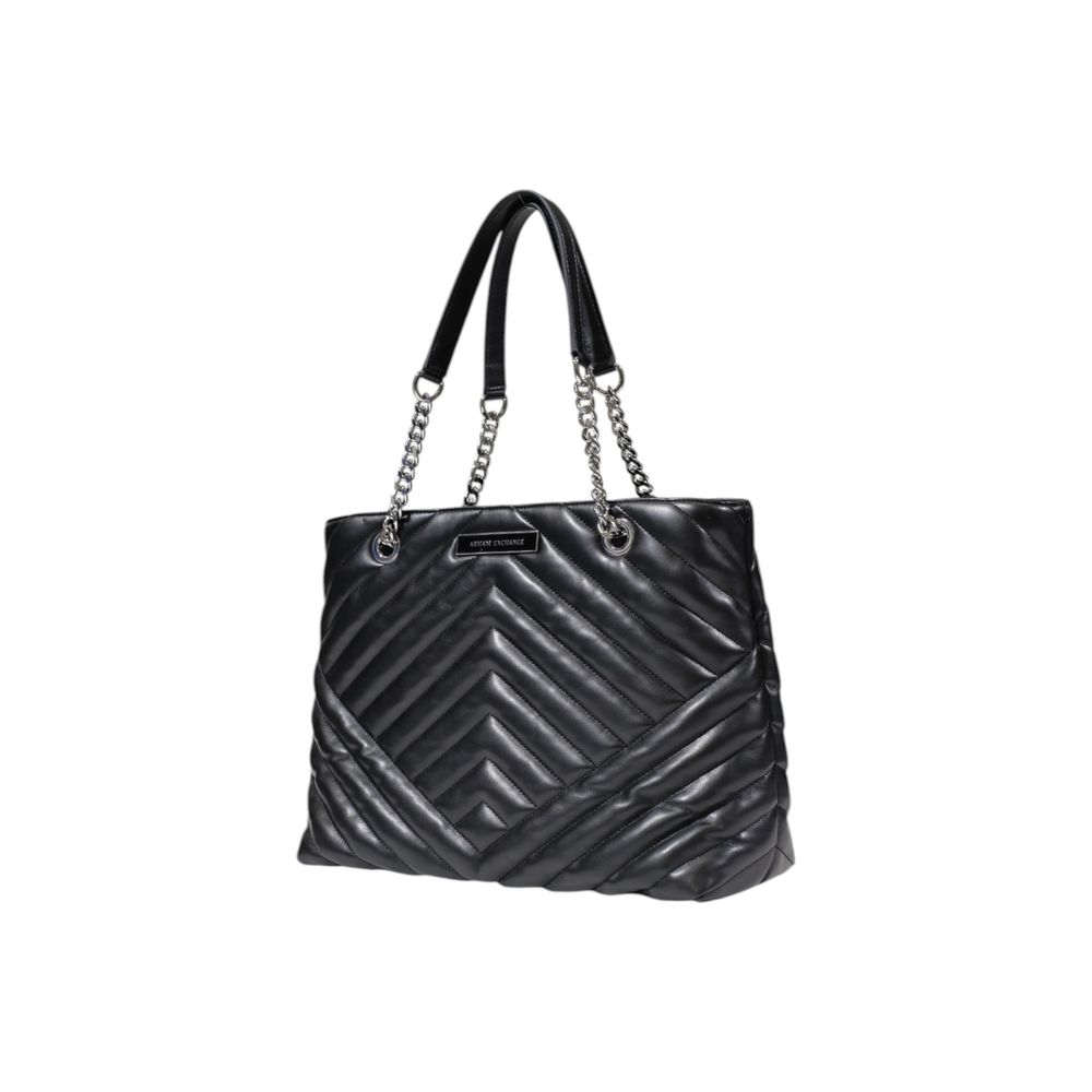 Armani Exchange Black Polyester Handbag - Luxe Nova