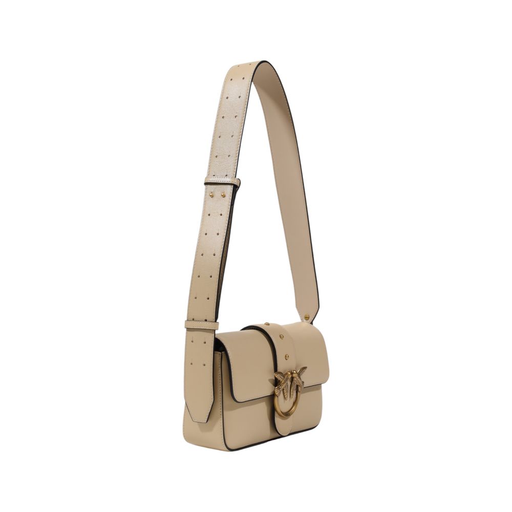 PINKO Gray Leather Handbag - Luxe Nova