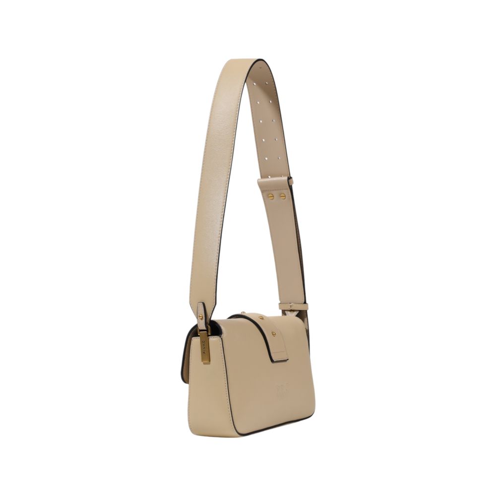 PINKO Gray Leather Handbag - Luxe Nova