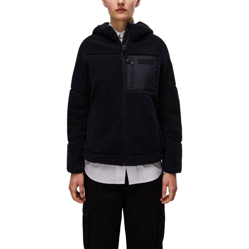 Napapijri Black Recycled Polyester Hoodie - Luxe Nova