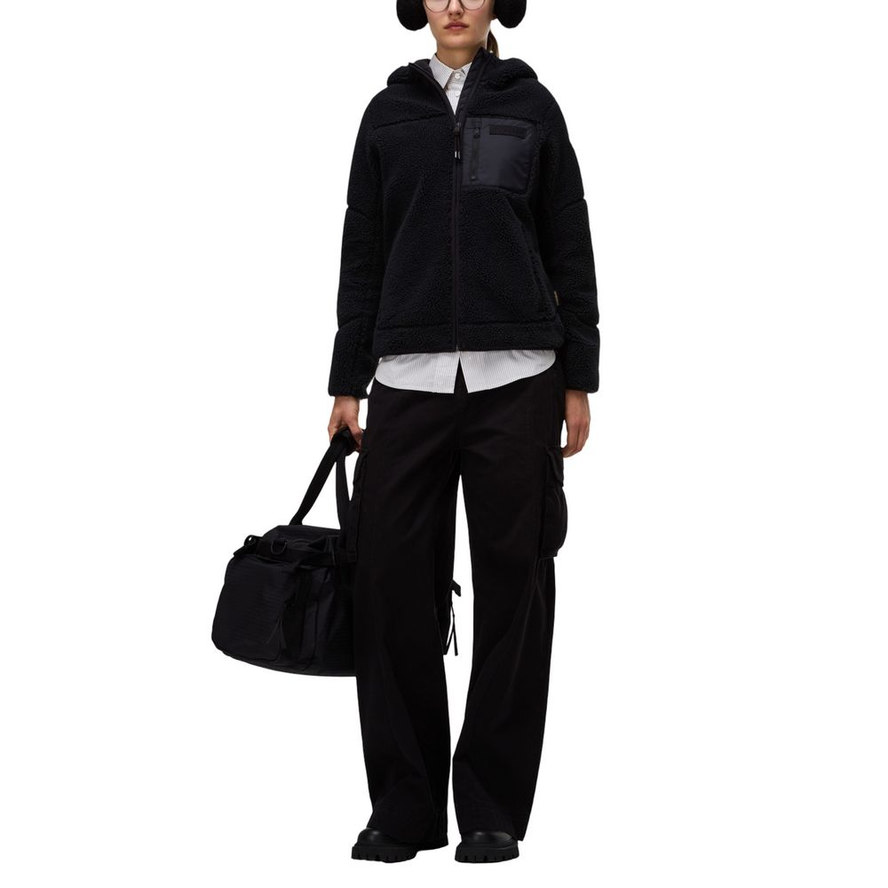 Napapijri Black Recycled Polyester Hoodie - Luxe Nova