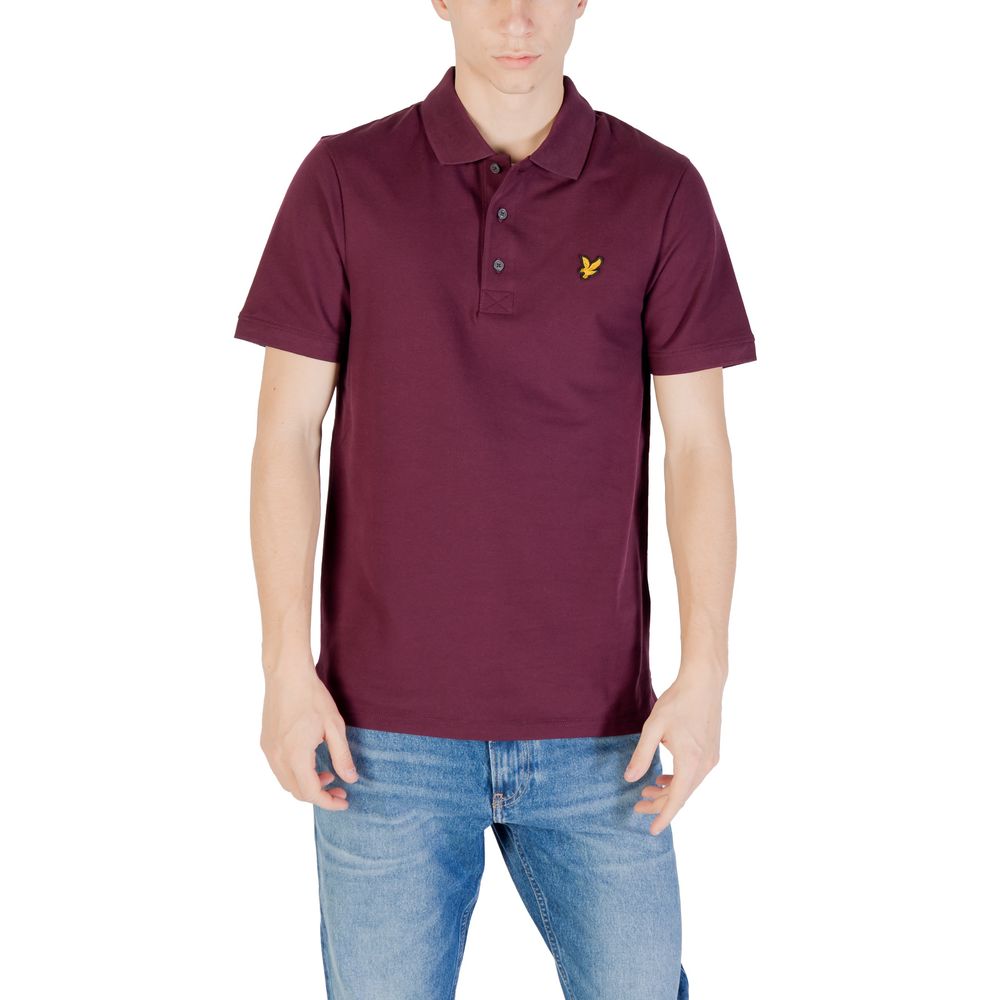 Lyle & Scott Bordeaux Cotton Polo Shirt - Luxe Nova