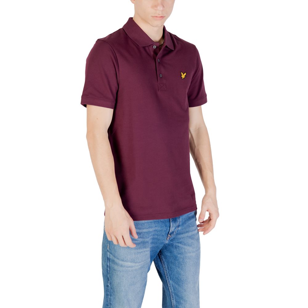 Lyle & Scott Bordeaux Cotton Polo Shirt - Luxe Nova