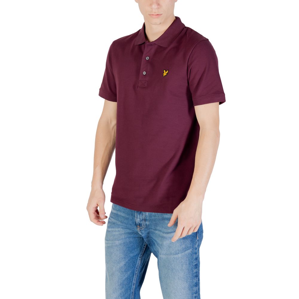 Lyle & Scott Bordeaux Cotton Polo Shirt - Luxe Nova