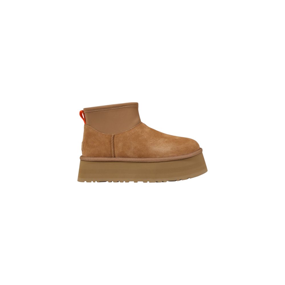 UGG Beige Suede Leather Ankle Boots - Luxe Nova