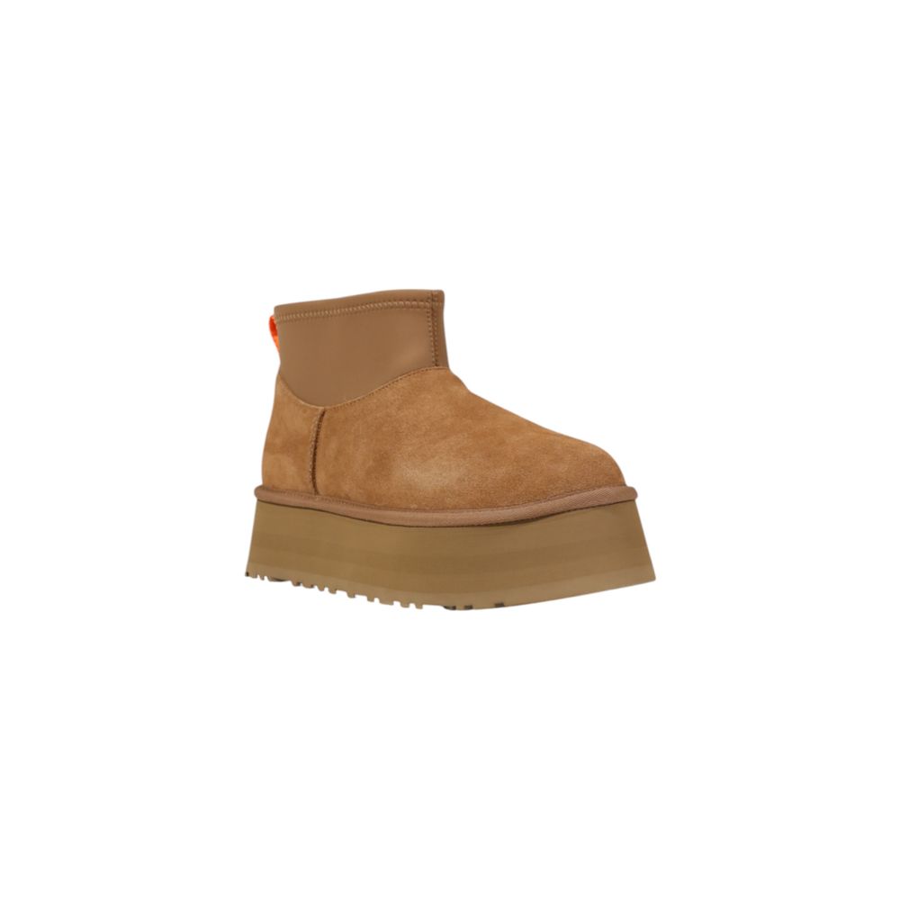 UGG Beige Suede Leather Ankle Boots - Luxe Nova