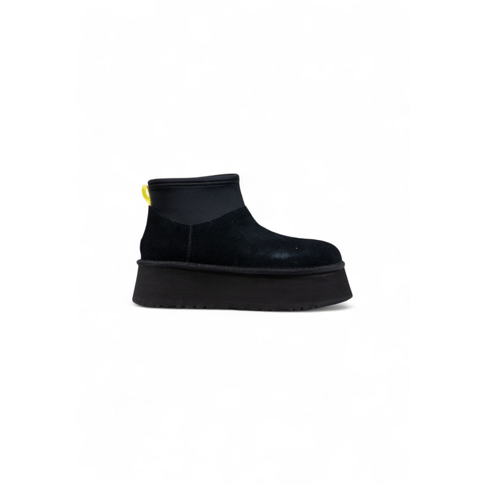 UGG Black Suede Leather Ankle Boots - Luxe Nova