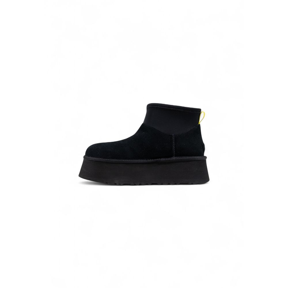 UGG Black Suede Leather Ankle Boots - Luxe Nova