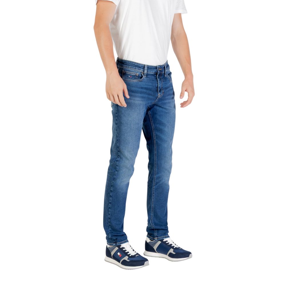 Tommy Hilfiger Jeans Blue Recycled Cotton Skinny Jeans - Luxe Nova