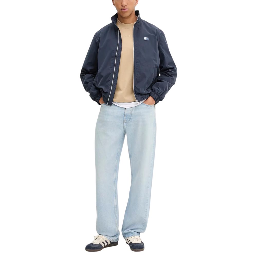 Tommy Hilfiger Jeans Blue Recycled Polyamide Bomber - Luxe Nova