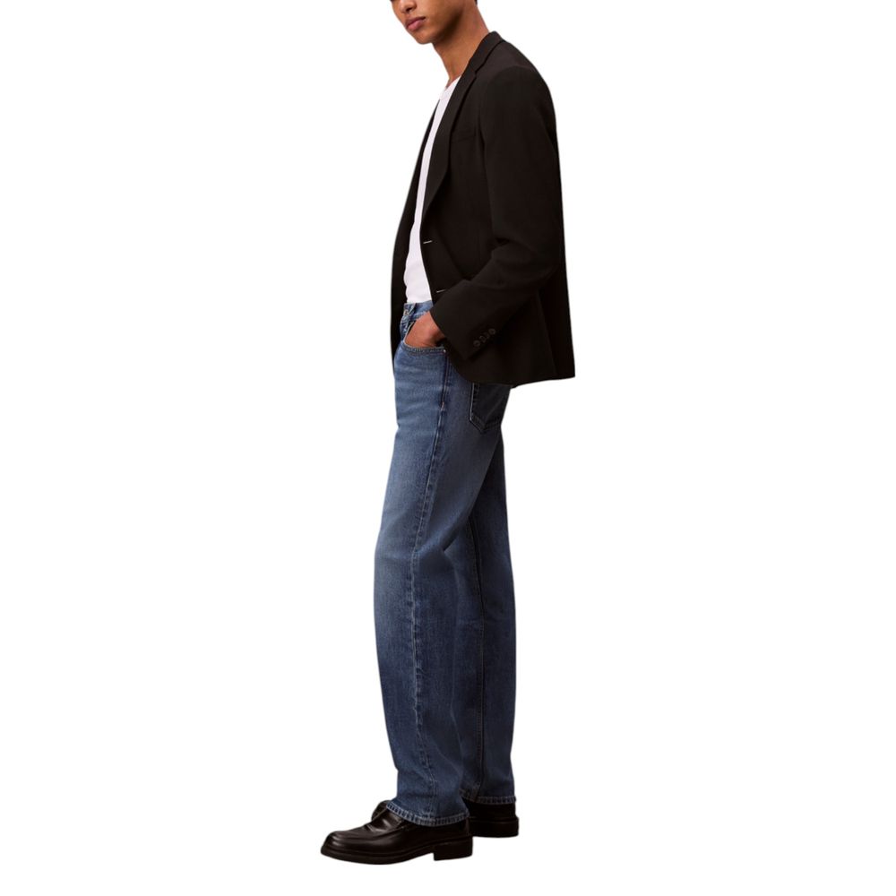 Calvin Klein Jeans Blue Cotton Relaxed Fit Jeans - Luxe Nova