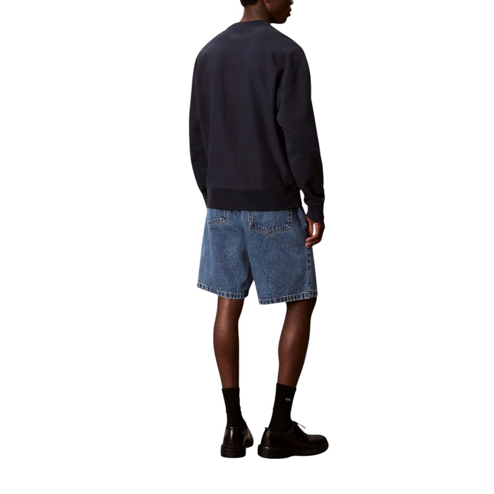 Calvin Klein Jeans Blue Cotton Sweatshirt - Luxe Nova