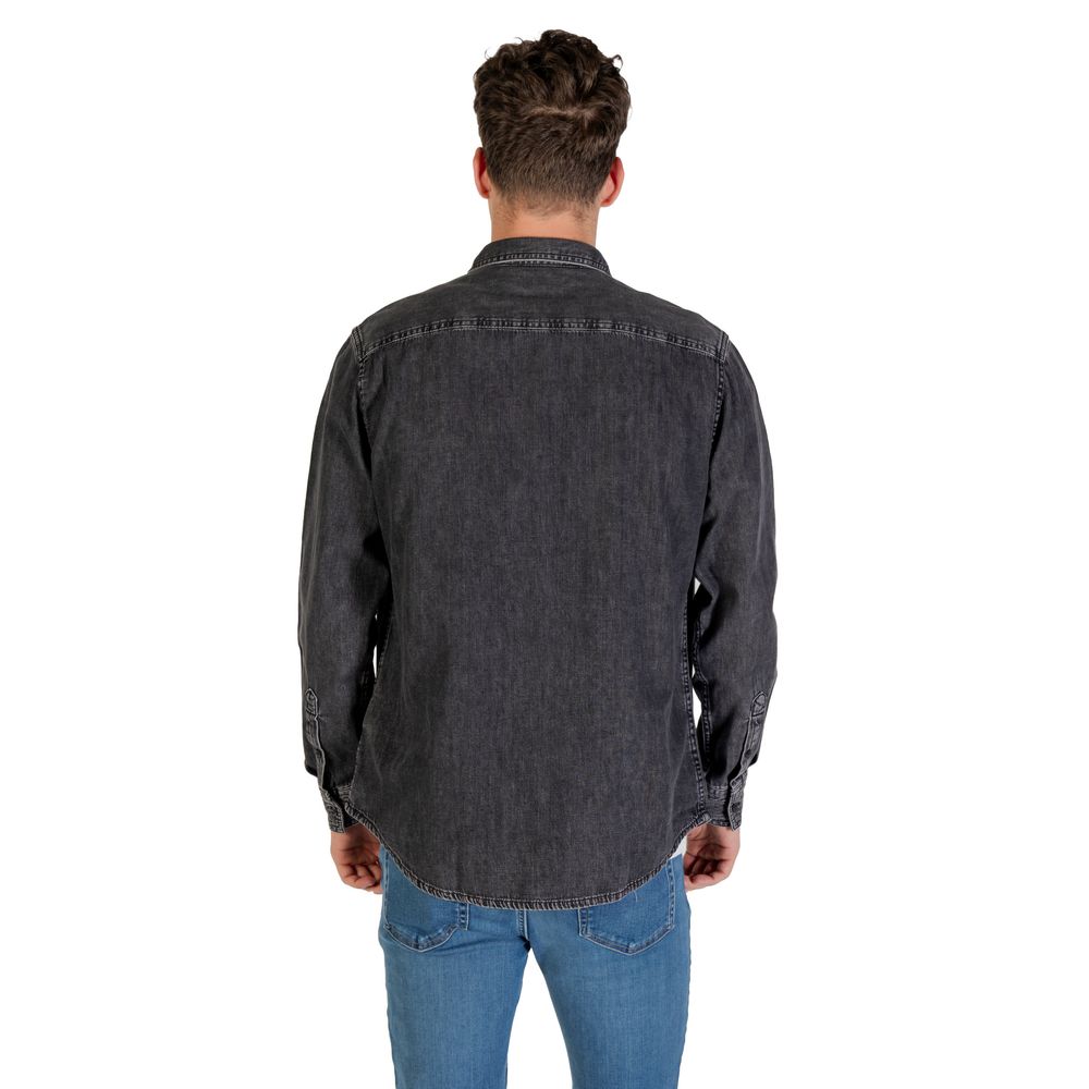 Calvin Klein Jeans Black Denim Shirt - Luxe Nova