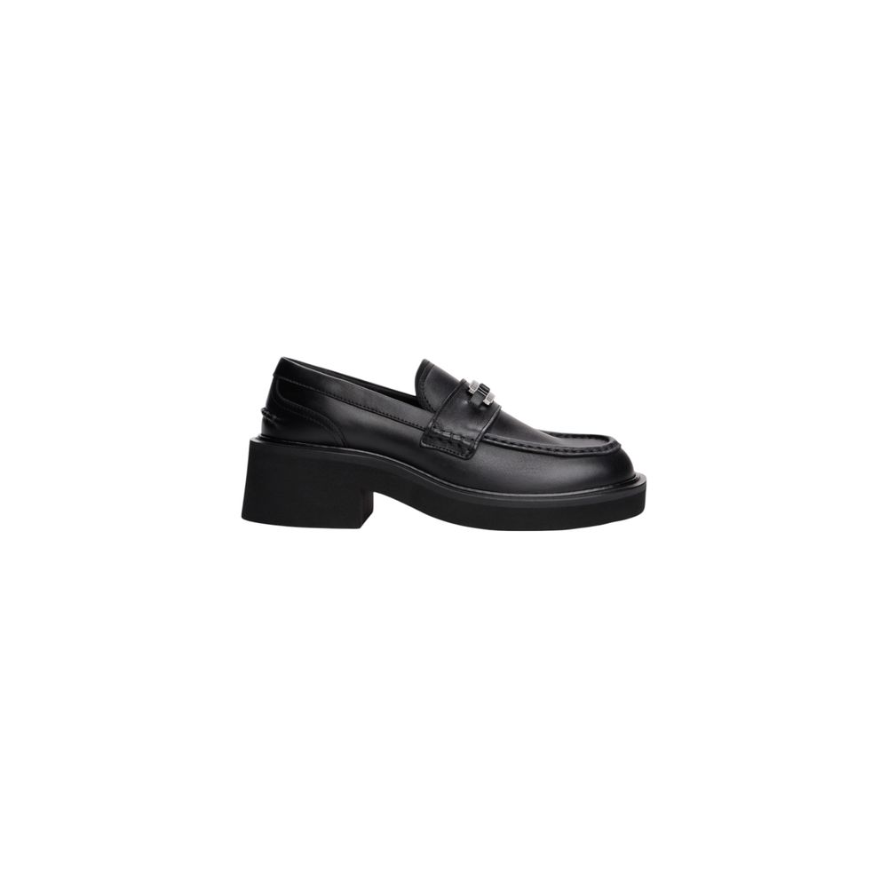 Tommy Hilfiger Jeans Black Leather Pumps - Luxe Nova