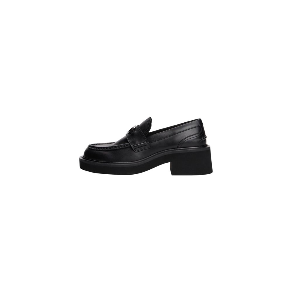 Tommy Hilfiger Jeans Black Leather Pumps - Luxe Nova