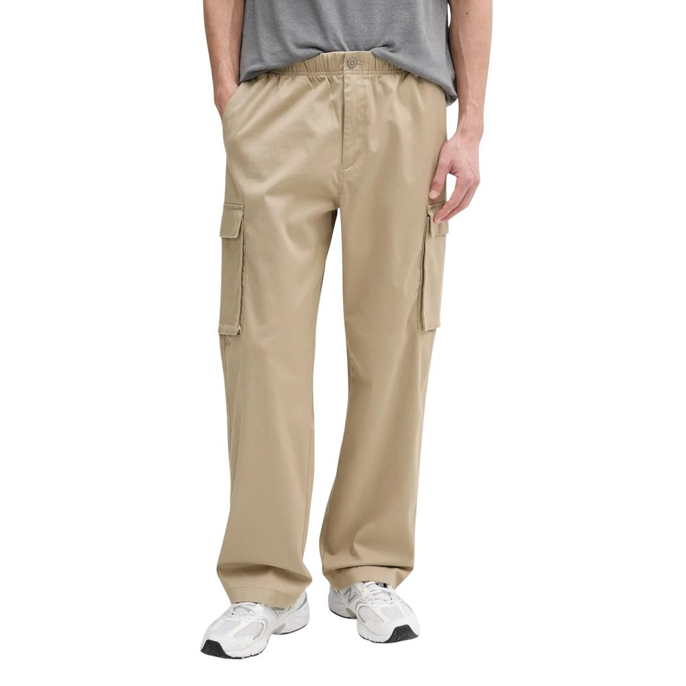Calvin Klein Jeans Beige Cotton Cargo Pants - Luxe Nova