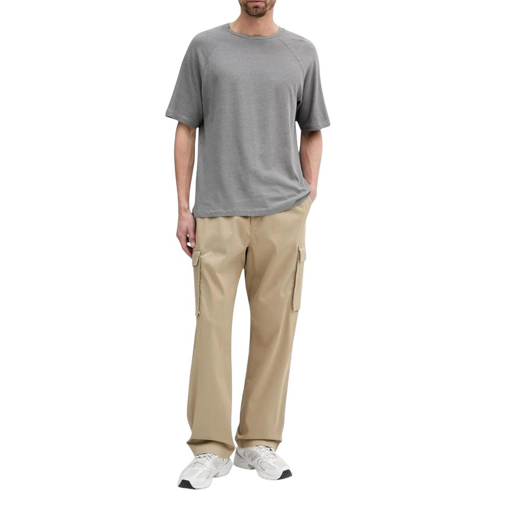 Calvin Klein Jeans Beige Cotton Cargo Pants - Luxe Nova