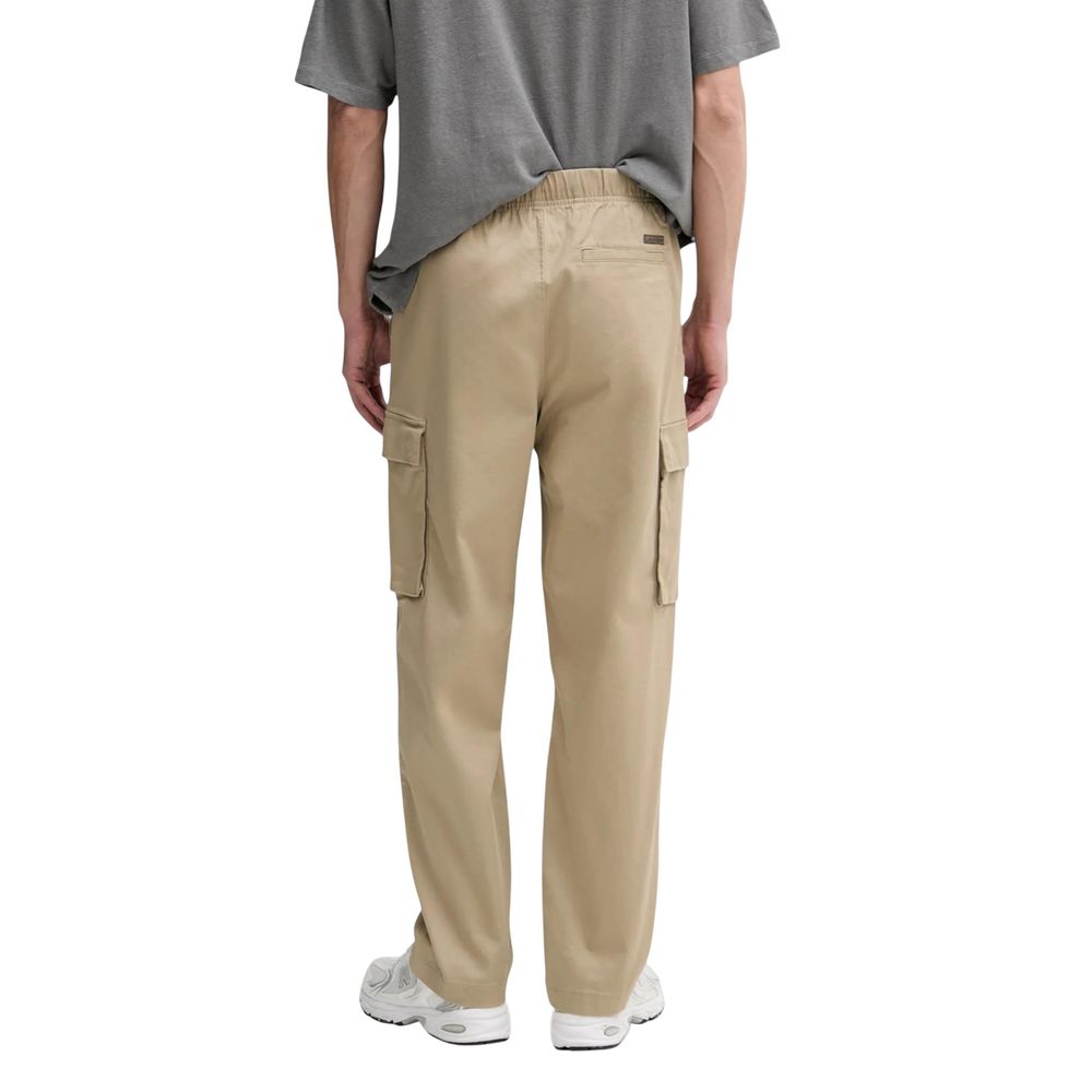 Calvin Klein Jeans Beige Cotton Cargo Pants - Luxe Nova