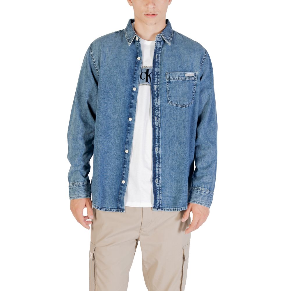 Calvin Klein Jeans Blue Denim Shirt - Luxe Nova