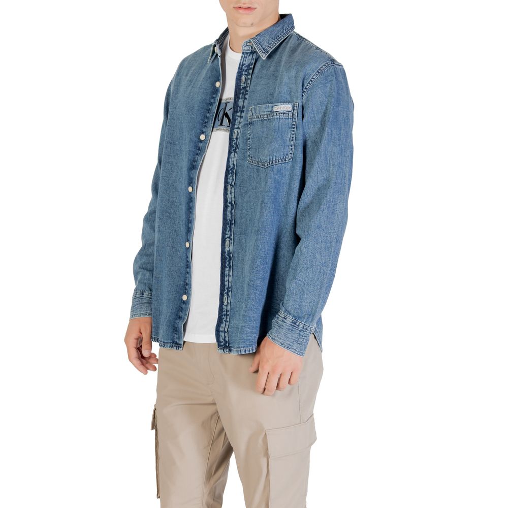 Calvin Klein Jeans Blue Denim Shirt - Luxe Nova