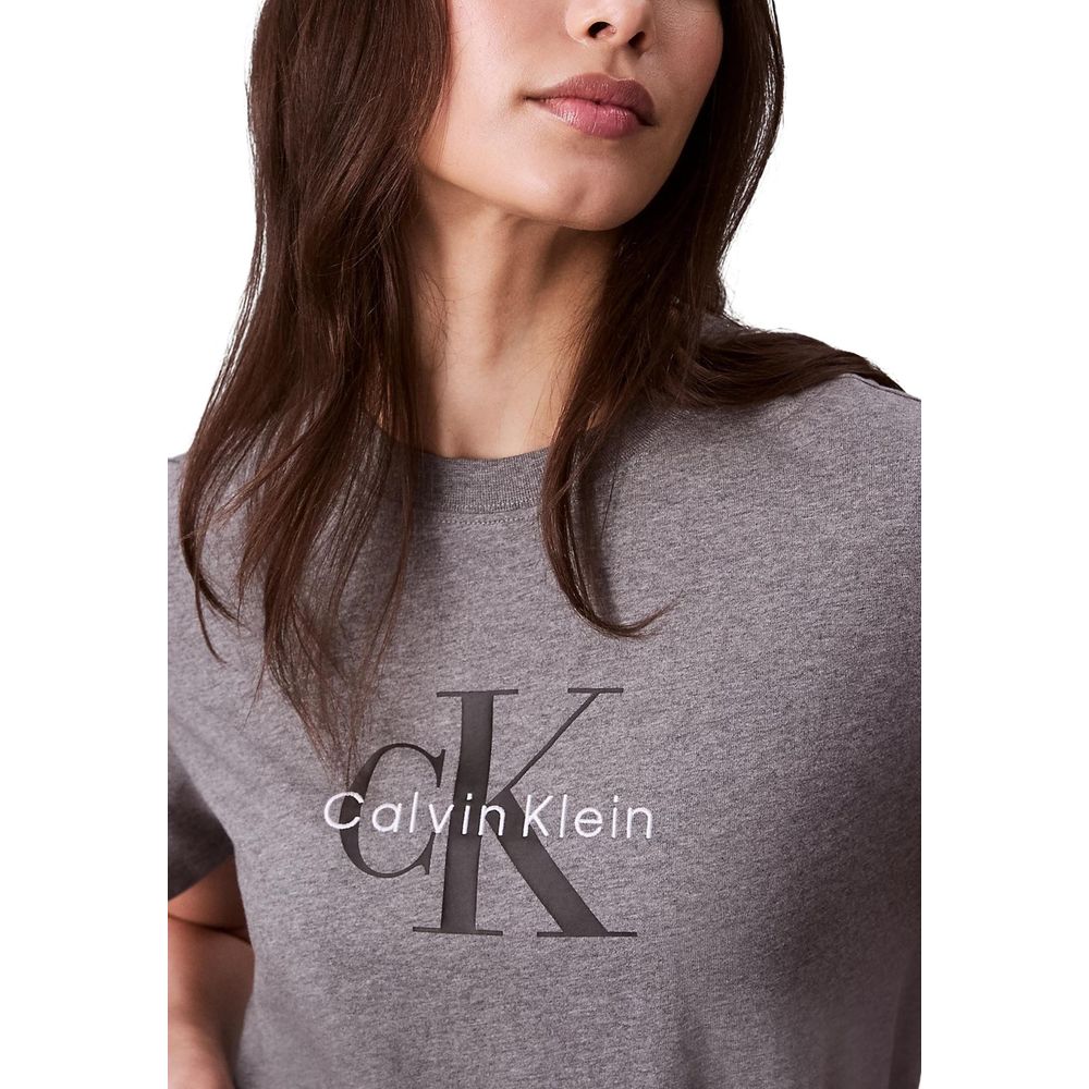 Calvin Klein Jeans Gray Cotton T-Shirt - Luxe Nova