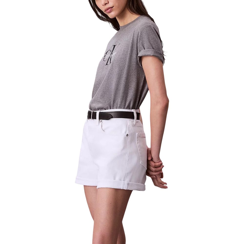Calvin Klein Jeans Gray Cotton T-Shirt - Luxe Nova