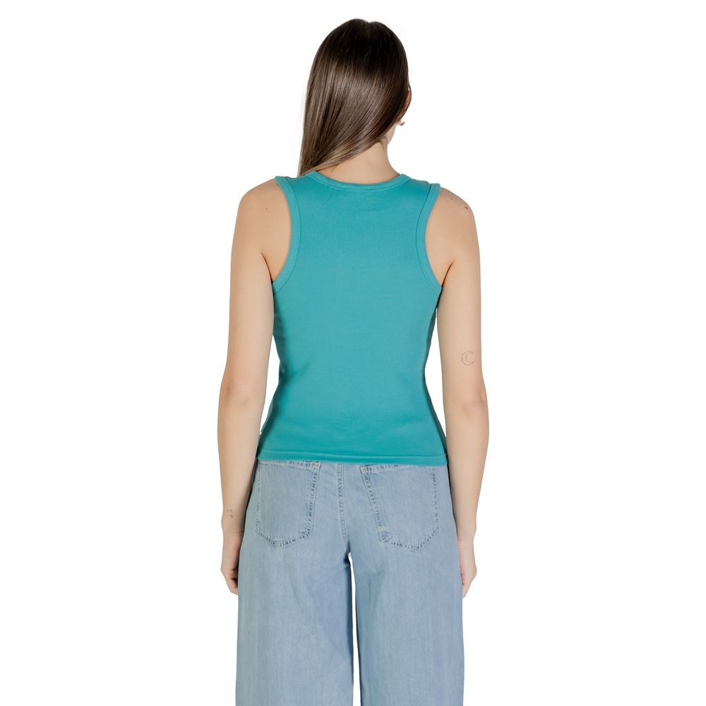Calvin Klein Jeans Blue Cotton Top - Luxe Nova