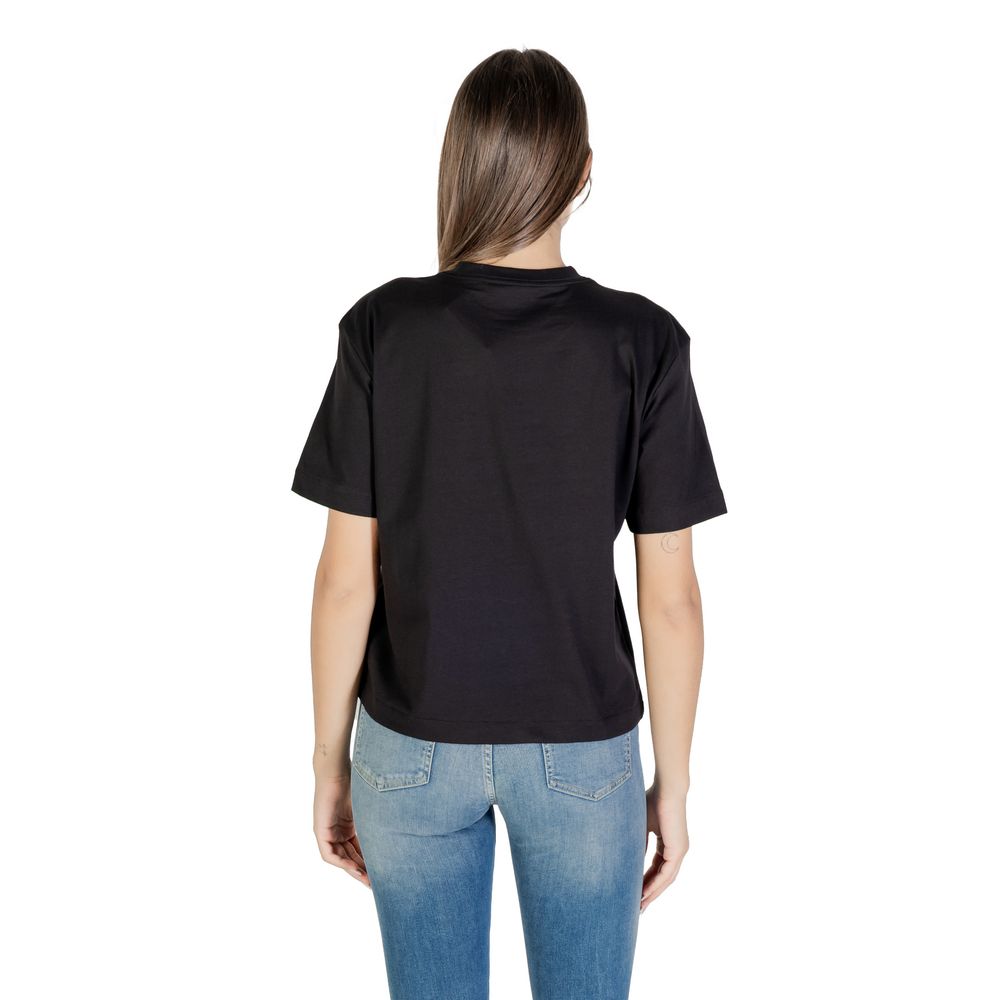 Calvin Klein Jeans Black Cotton T-Shirt - Luxe Nova