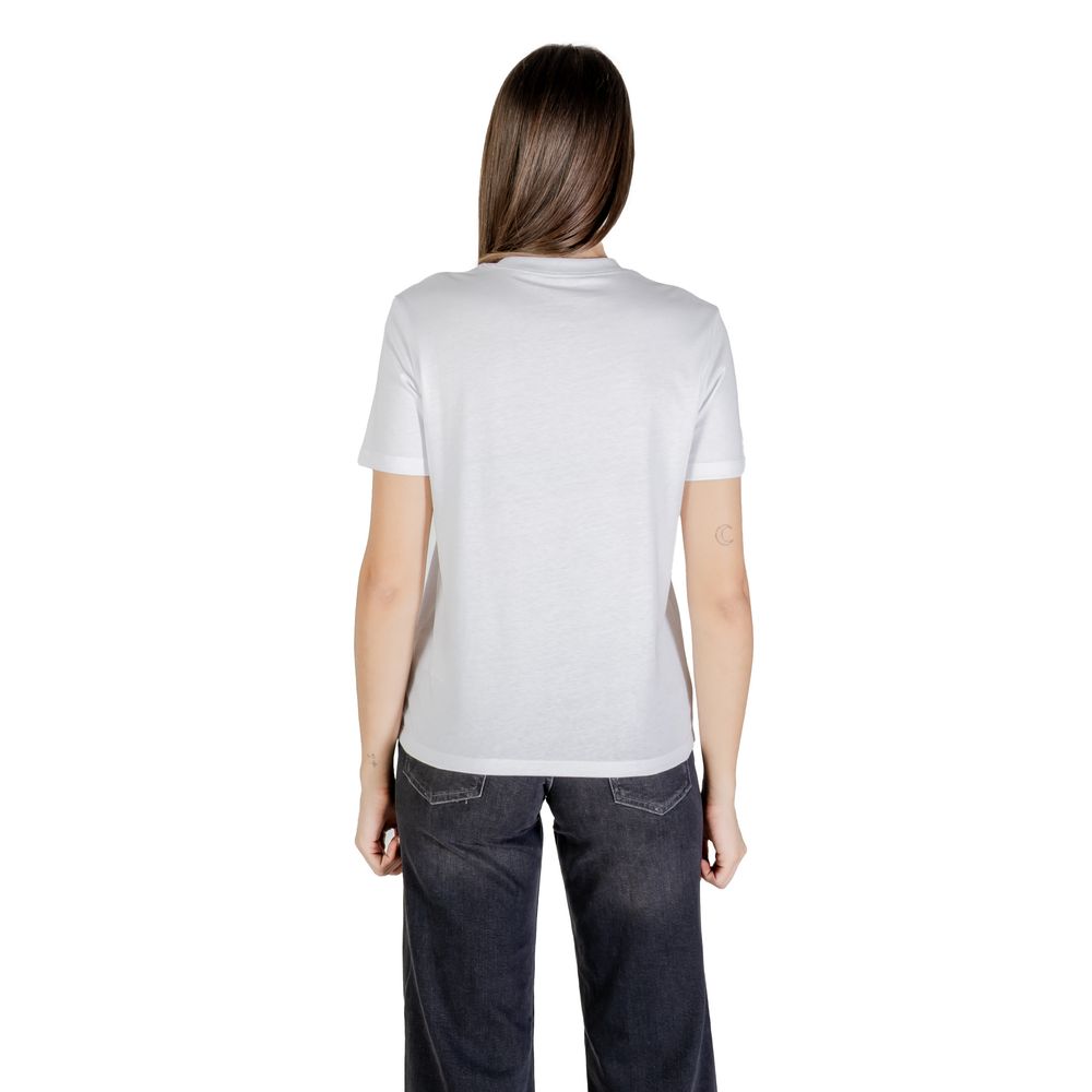 Calvin Klein Jeans White Cotton T-Shirt - Luxe Nova
