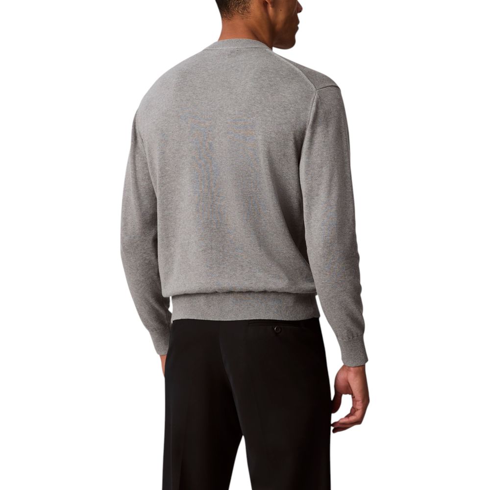 Calvin Klein Jeans Gray Cotton Sweatshirt - Luxe Nova