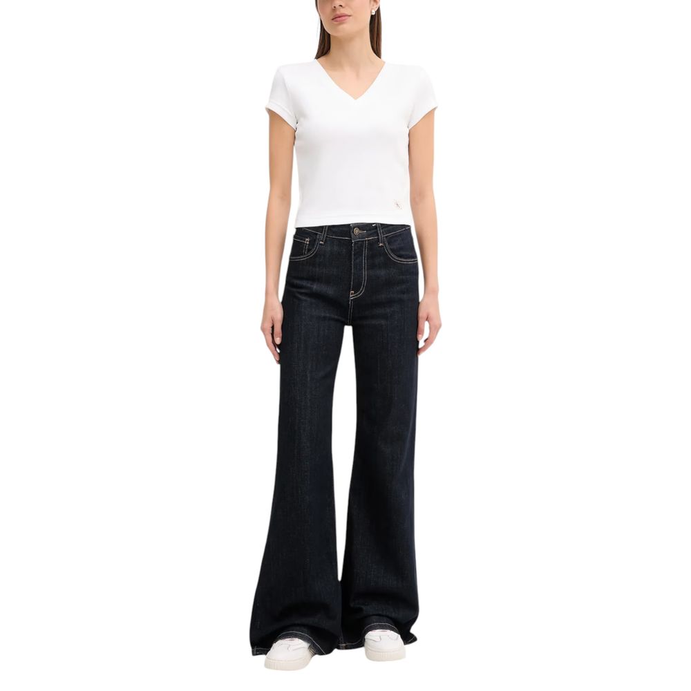 Calvin Klein Jeans White Cotton T-Shirt - Luxe Nova