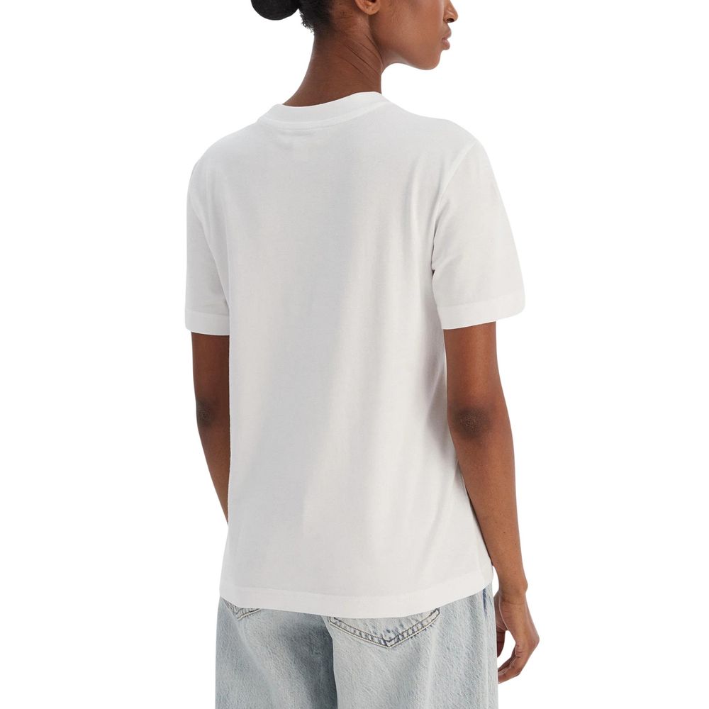 Calvin Klein Jeans White Cotton T-Shirt - Luxe Nova
