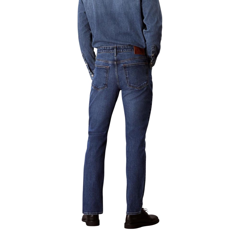 Calvin Klein Jeans Blue Cotton Skinny Jeans - Luxe Nova