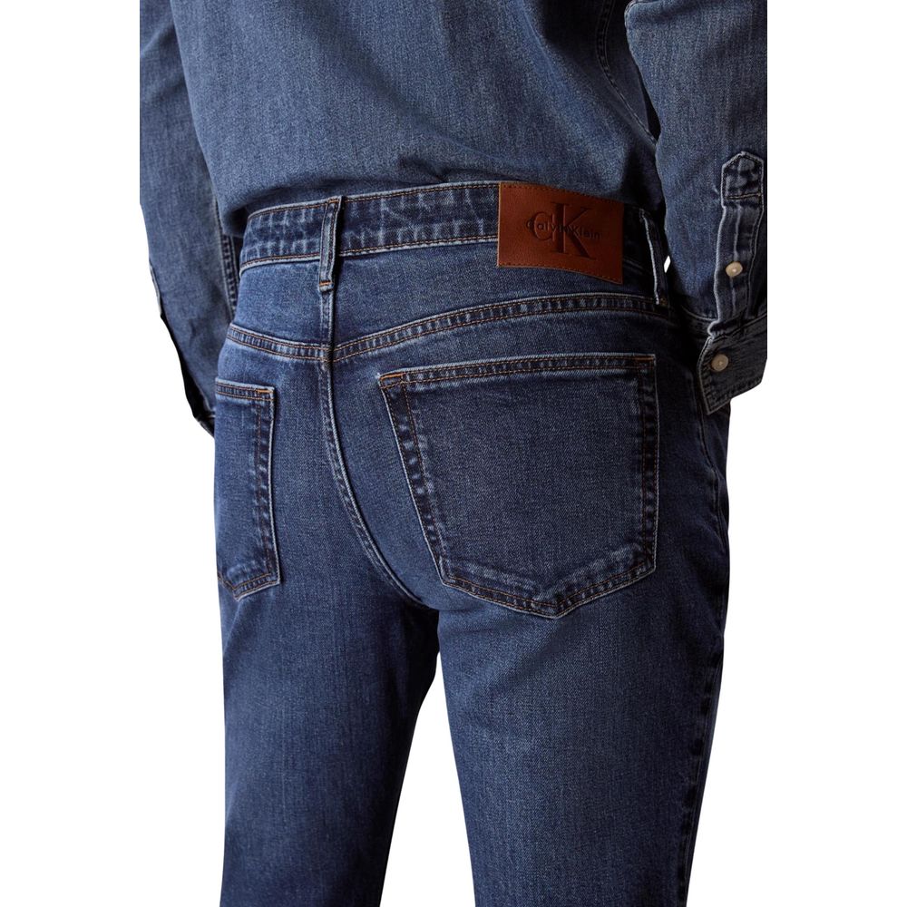 Calvin Klein Jeans Blue Cotton Skinny Jeans - Luxe Nova