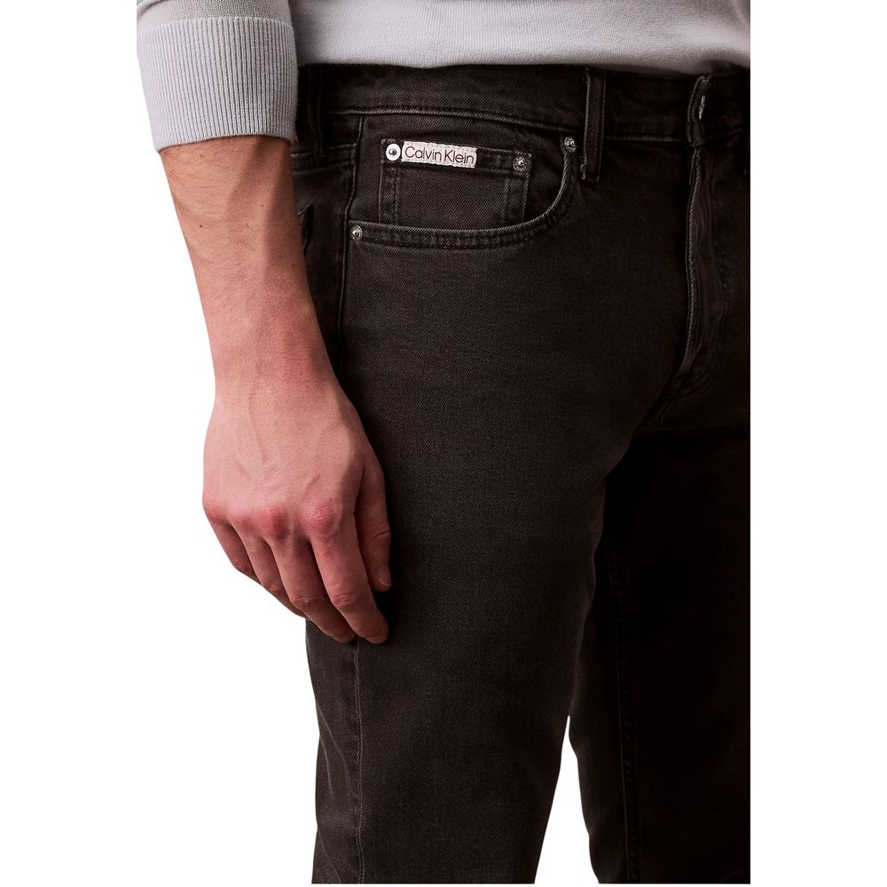 Calvin Klein Jeans Black Cotton Skinny Jeans - Luxe Nova