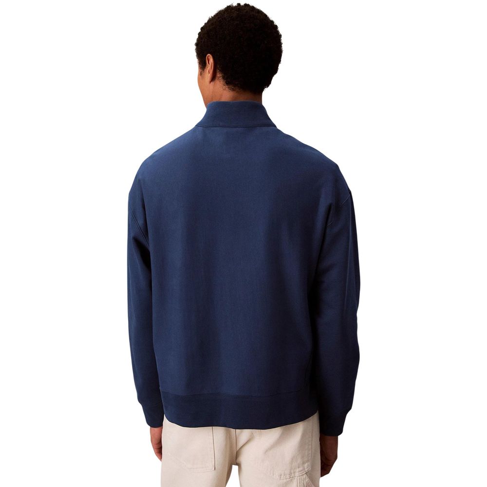 Calvin Klein Jeans Blue Cotton Sweatshirt - Luxe Nova