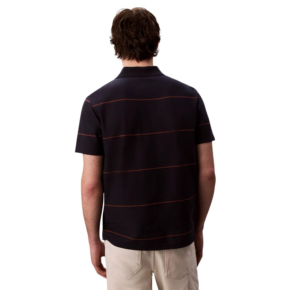Calvin Klein Jeans Blue Cotton Polo Shirt - Luxe Nova