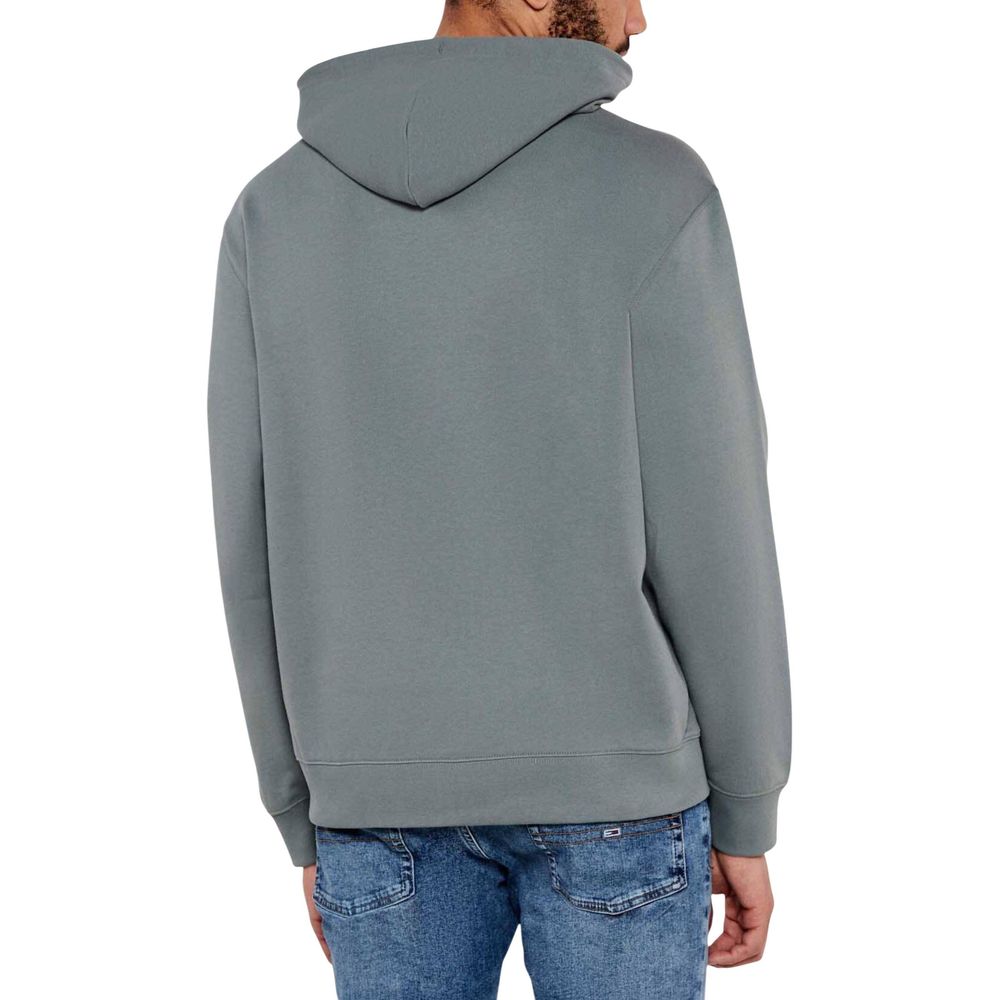 Calvin Klein Jeans Gray Cotton Hoodie - Luxe Nova