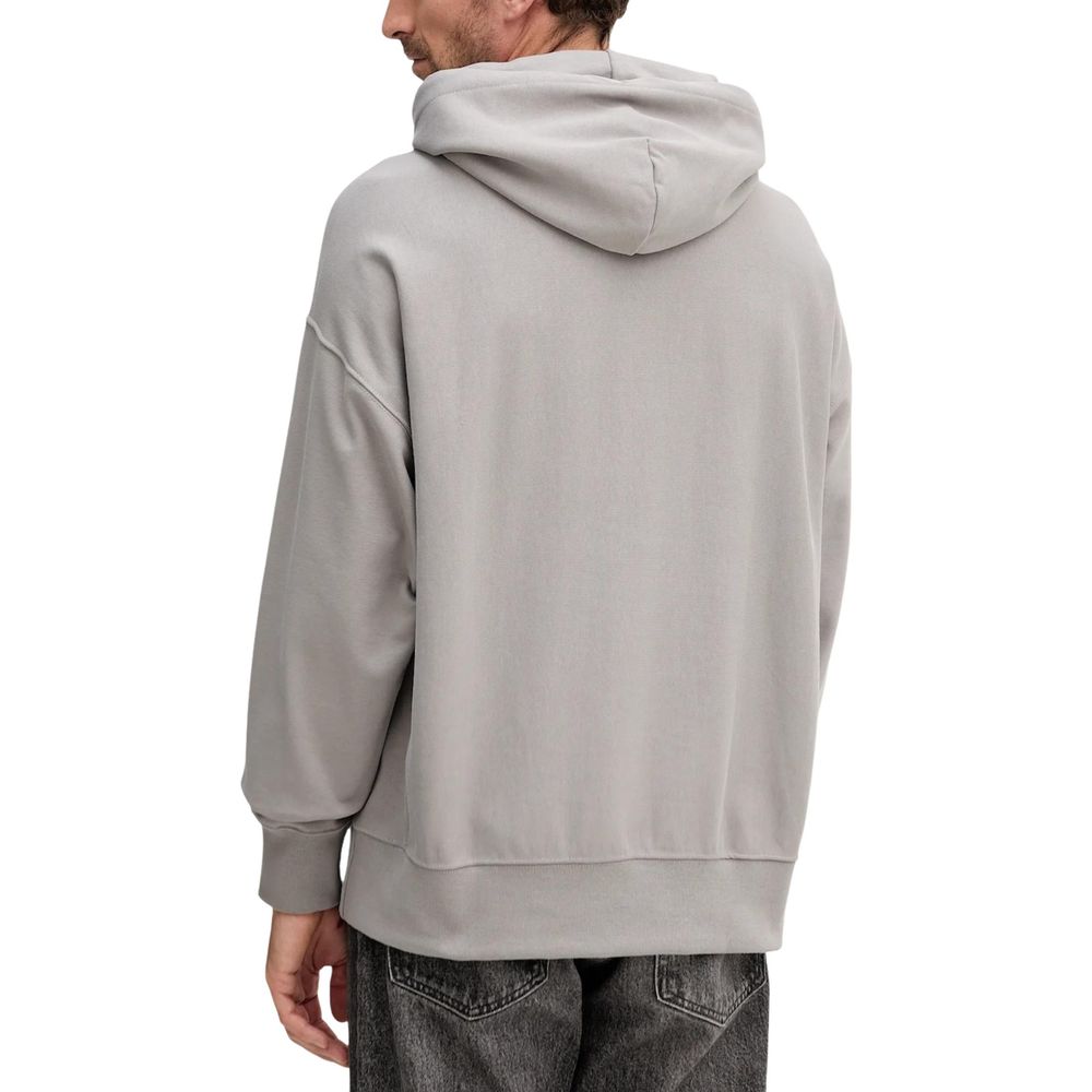 Calvin Klein Jeans Gray Cotton Hoodie - Luxe Nova