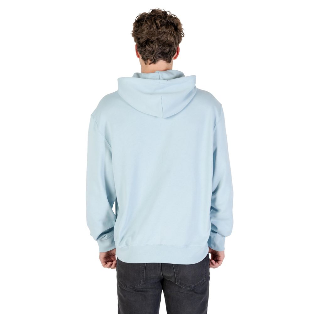 Calvin Klein Jeans Blue Cotton Hoodie - Luxe Nova