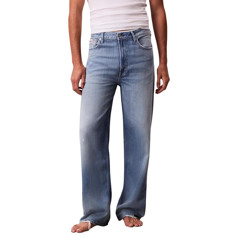 Calvin Klein Jeans Blue Lyocell Relaxed Fit Jeans - Luxe Nova