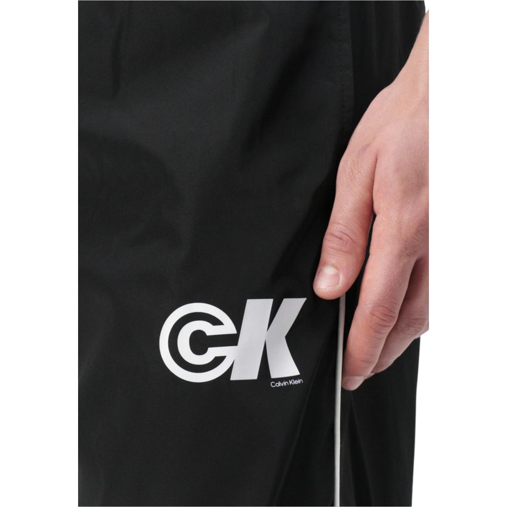 Calvin Klein Jeans Black Polyester Joggers (Workout Pants) - Luxe Nova