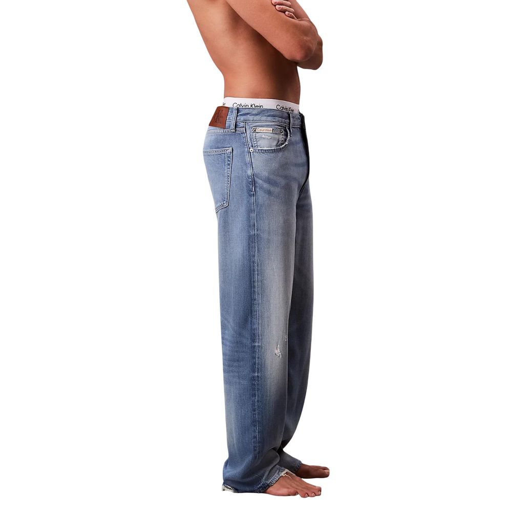 Calvin Klein Jeans Blue Lyocell Relaxed Fit Jeans - Luxe Nova