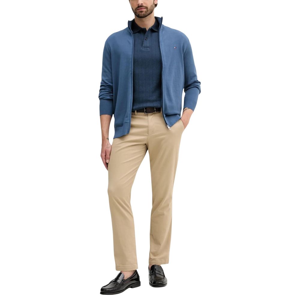 Tommy Hilfiger Blue Cotton Cardigan - Luxe Nova