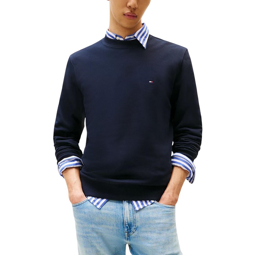 Tommy Hilfiger Blue Cotton Sweatshirt - Luxe Nova